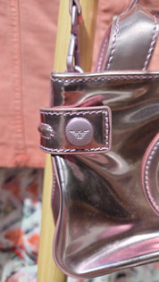 Armani Jeans Metallic Roze Tas