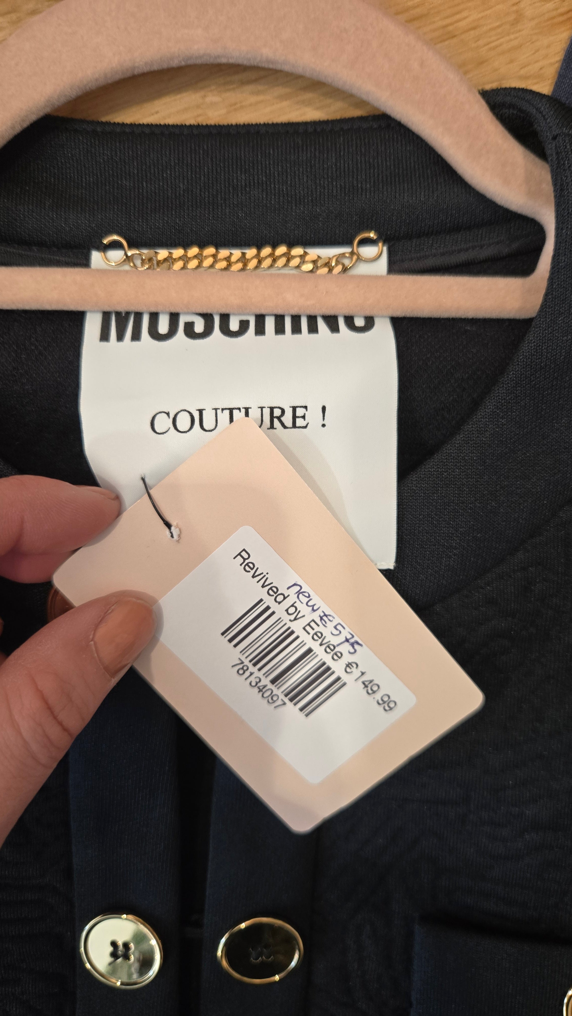 Moschino Couture Vest Blazer Maat XS ZGAN