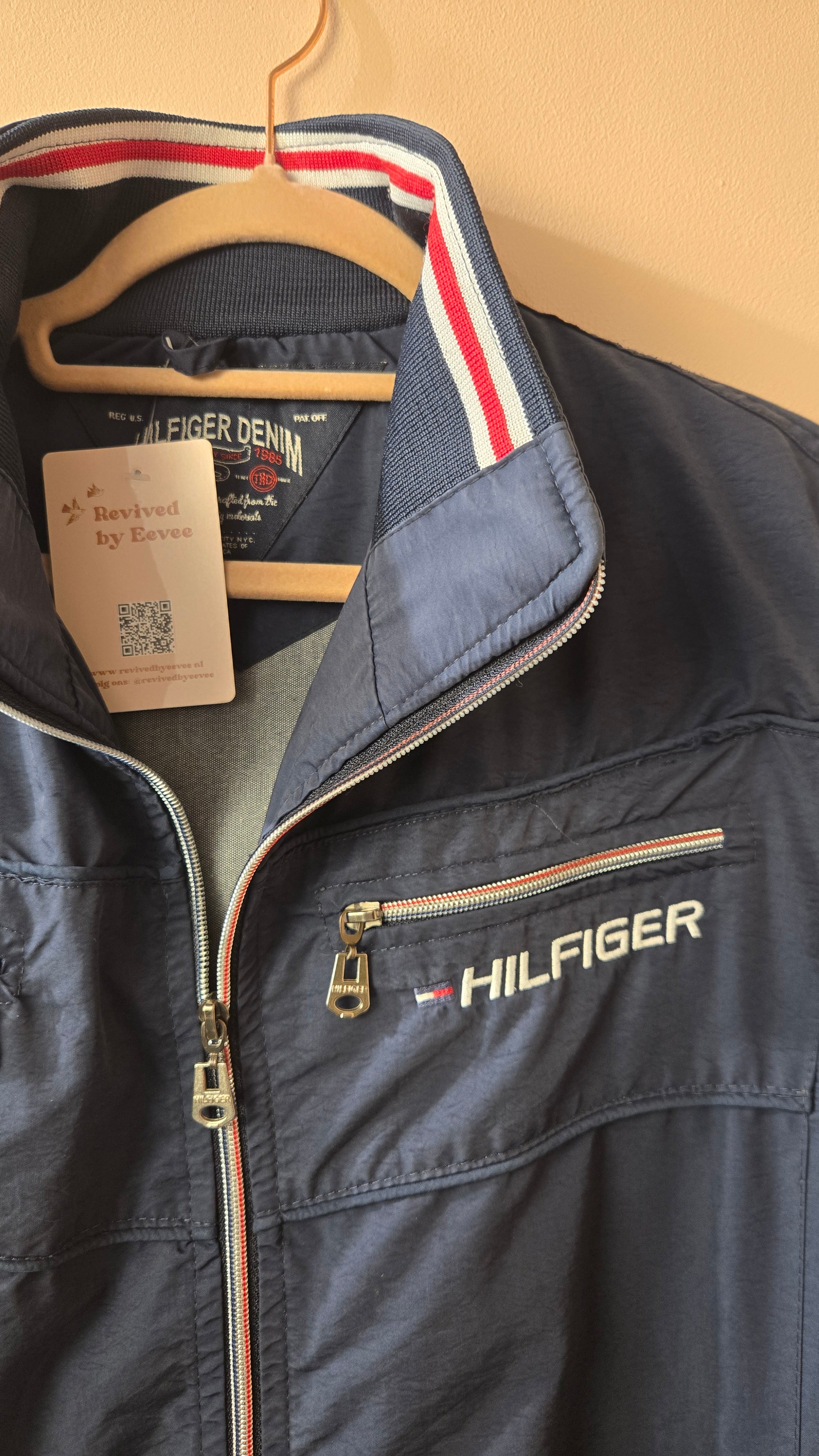 Hilfiger Denim Donkerblauwe Bomber Jas Heren M