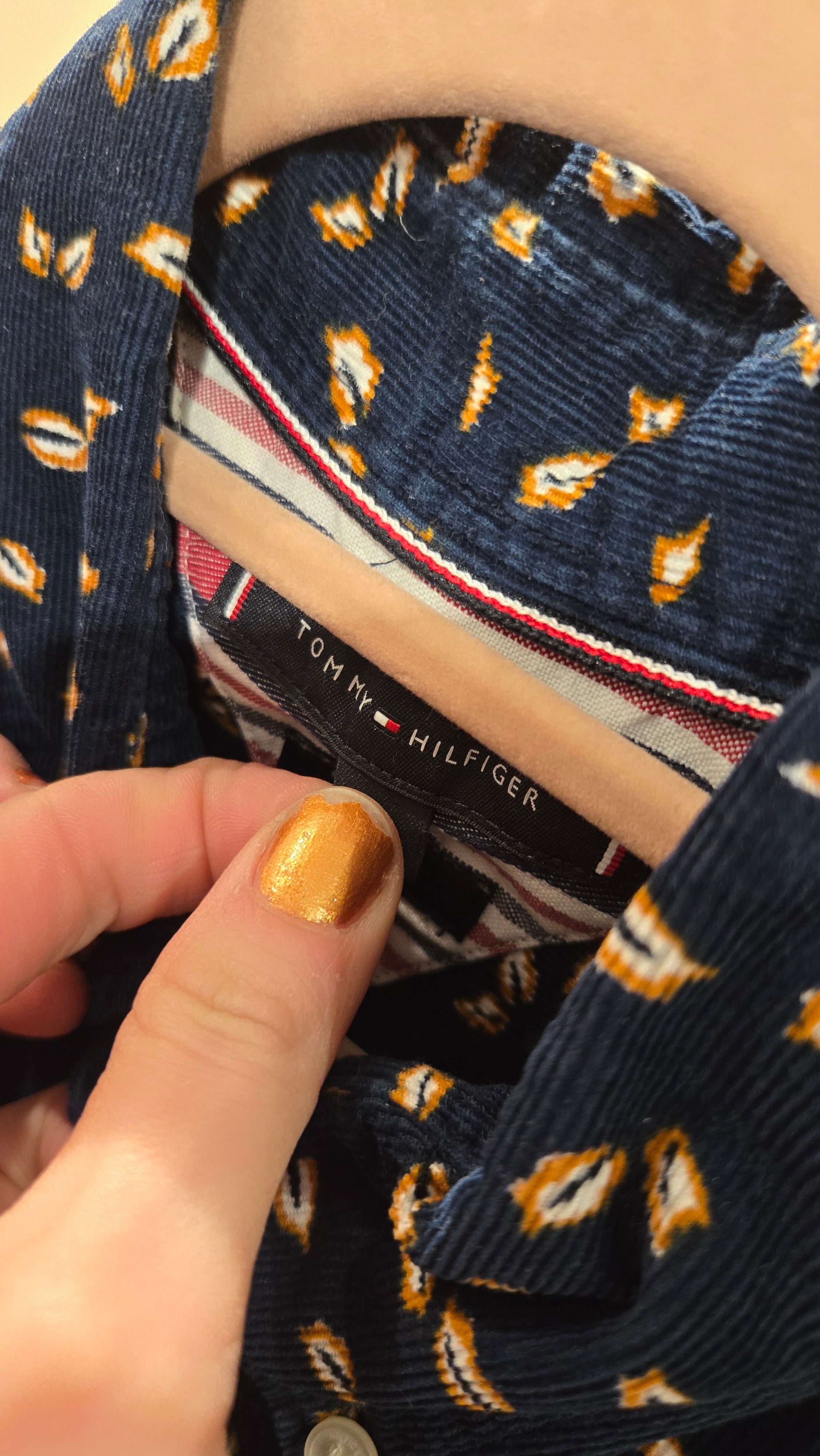 Tommy Hilfiger Corduroy Overhemd Heren L