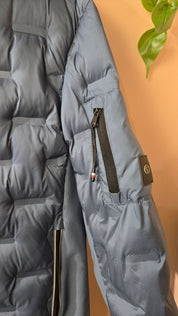 Tom Tailor Blauwe Gewatteerde Puffer Jas Heren M