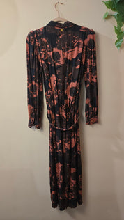Freebird Maxi Jurk met Print en Ceintuur – Maat XS