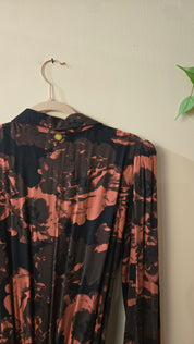 Freebird Maxi Jurk met Print en Ceintuur – Maat XS