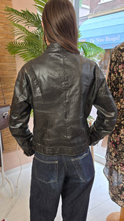 Leather Palace Zwart Leren Jack – Maat 40/L