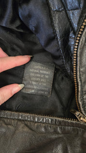 Leather Palace Zwart Leren Jack – Maat 40/L