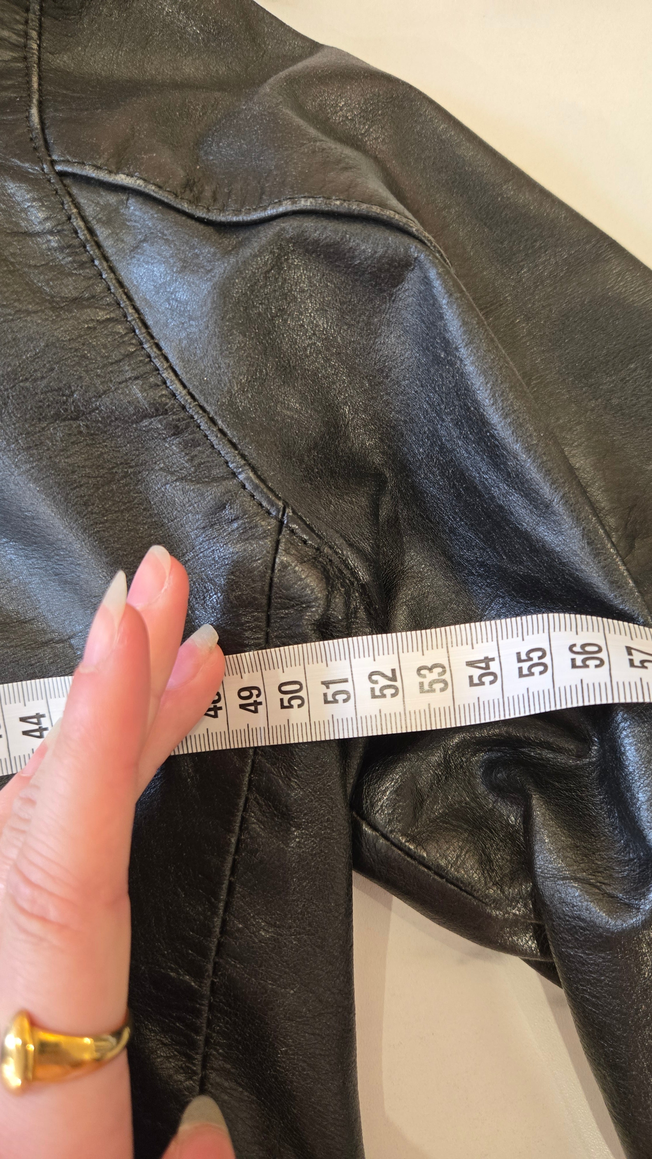 Leather Palace Zwart Leren Jack – Maat 40/L