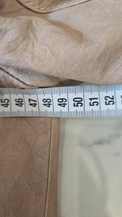 Superstar Beige Echt Leren Bikerjack Dames M