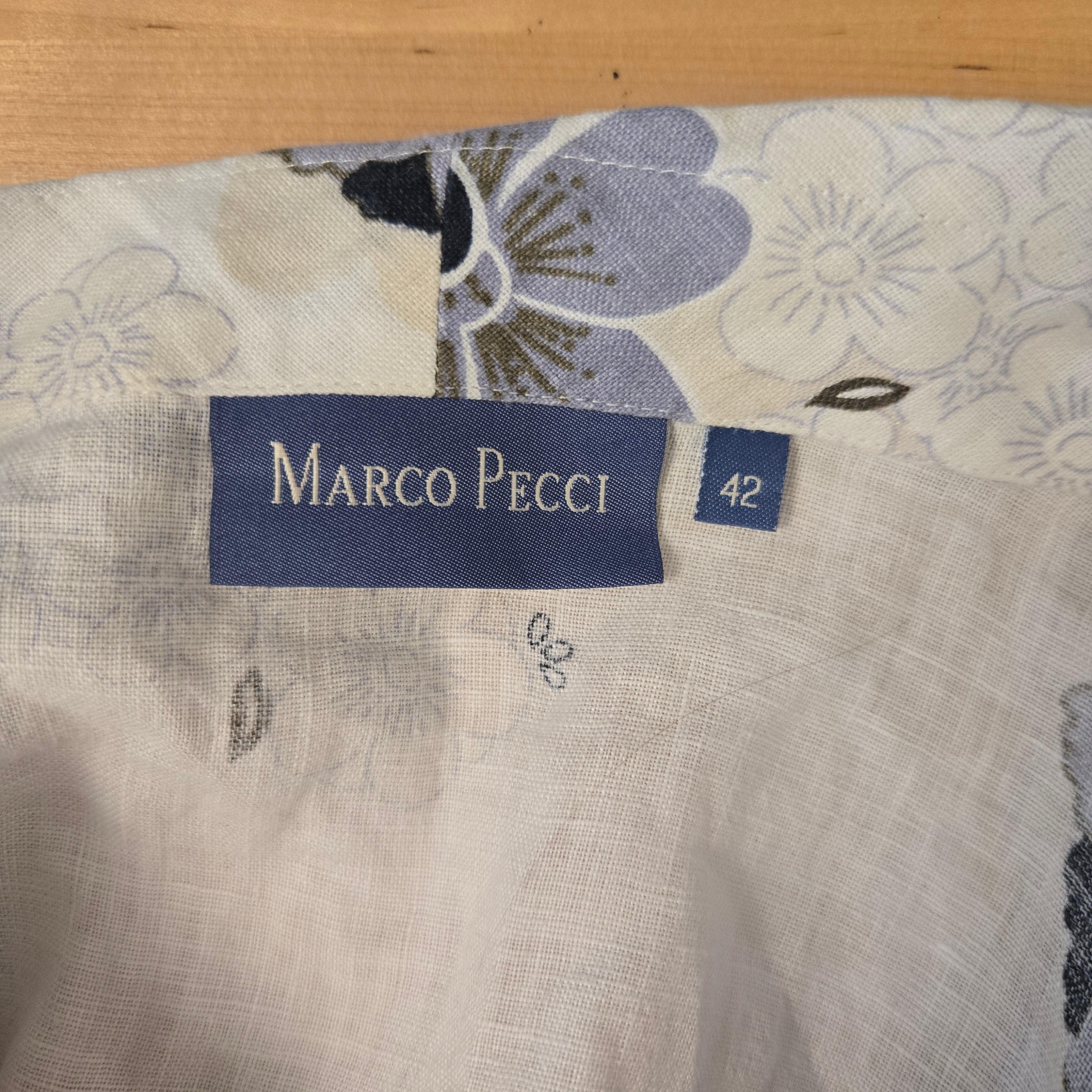 Marco Pecci Witte Blouse Dames EU 42 / XL