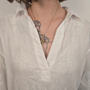 OPUS Witte Linnen Blouse Dames EU 44 / XXL