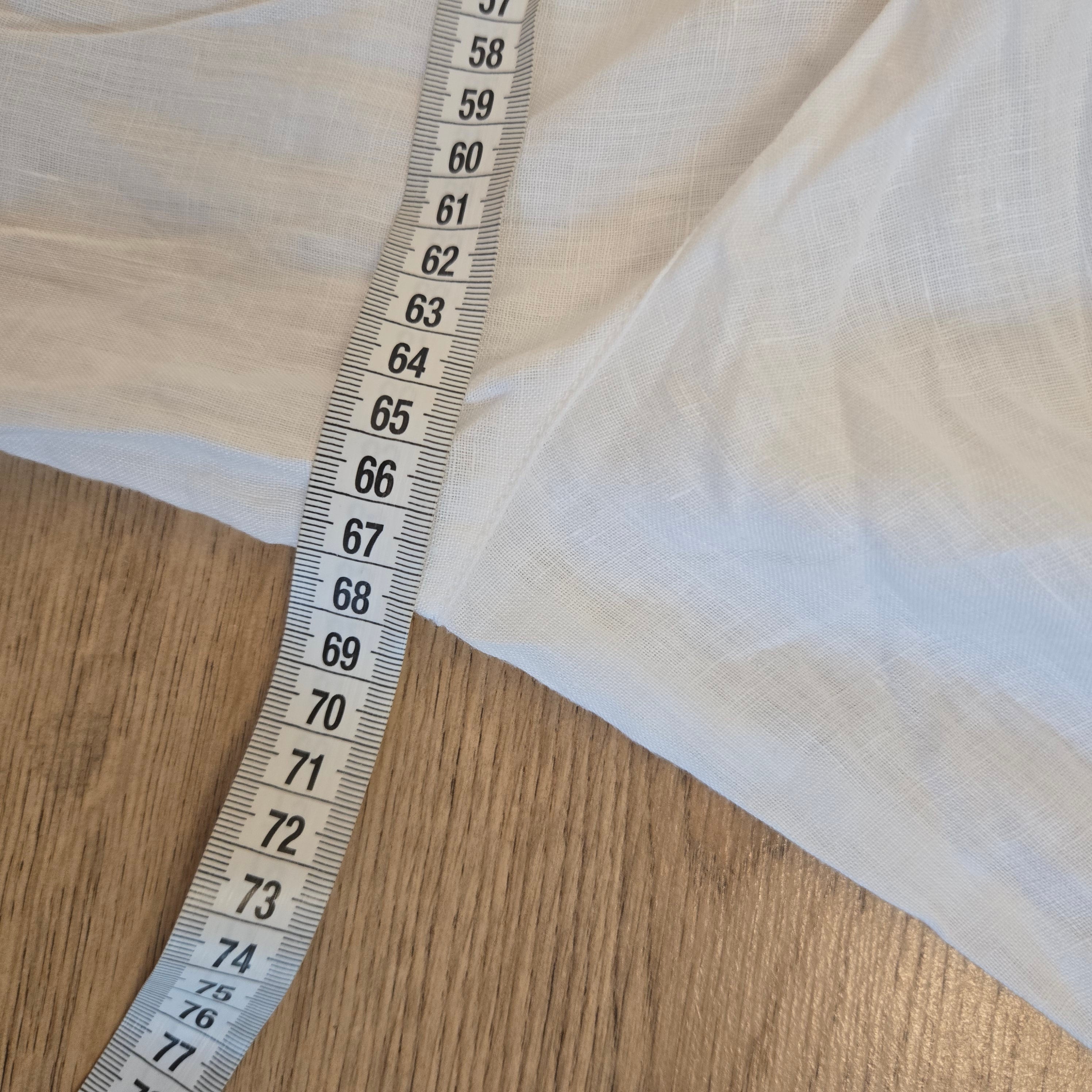 OPUS Witte Linnen Blouse Dames EU 44 / XXL