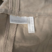 Canda Beige Linnen Blouse Dames EU 52 / 6XL