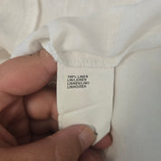 Nienhaus Witte Linnen Blouse Dames EU 40 / L
