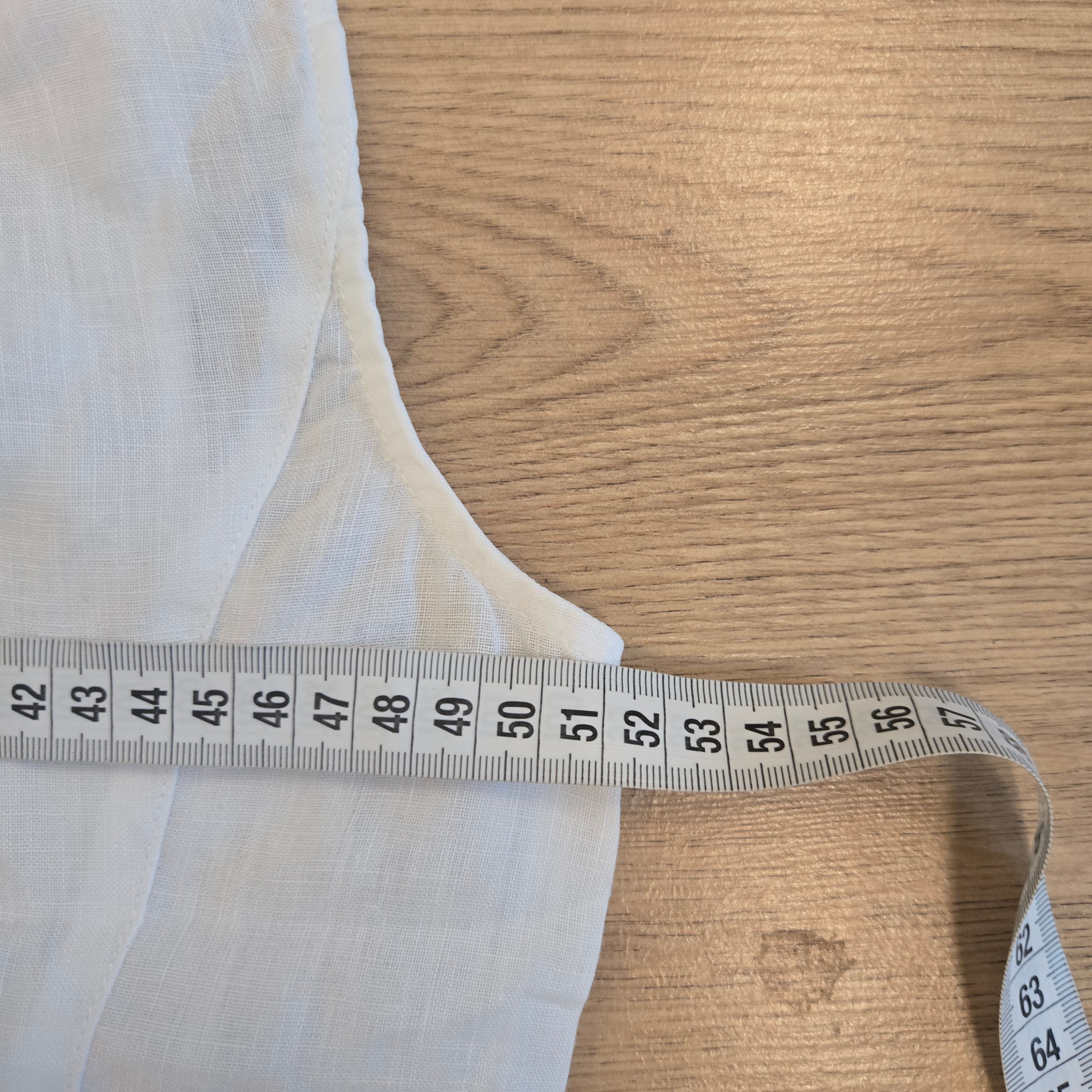 Nienhaus Witte Linnen Blouse Dames EU 40 / L