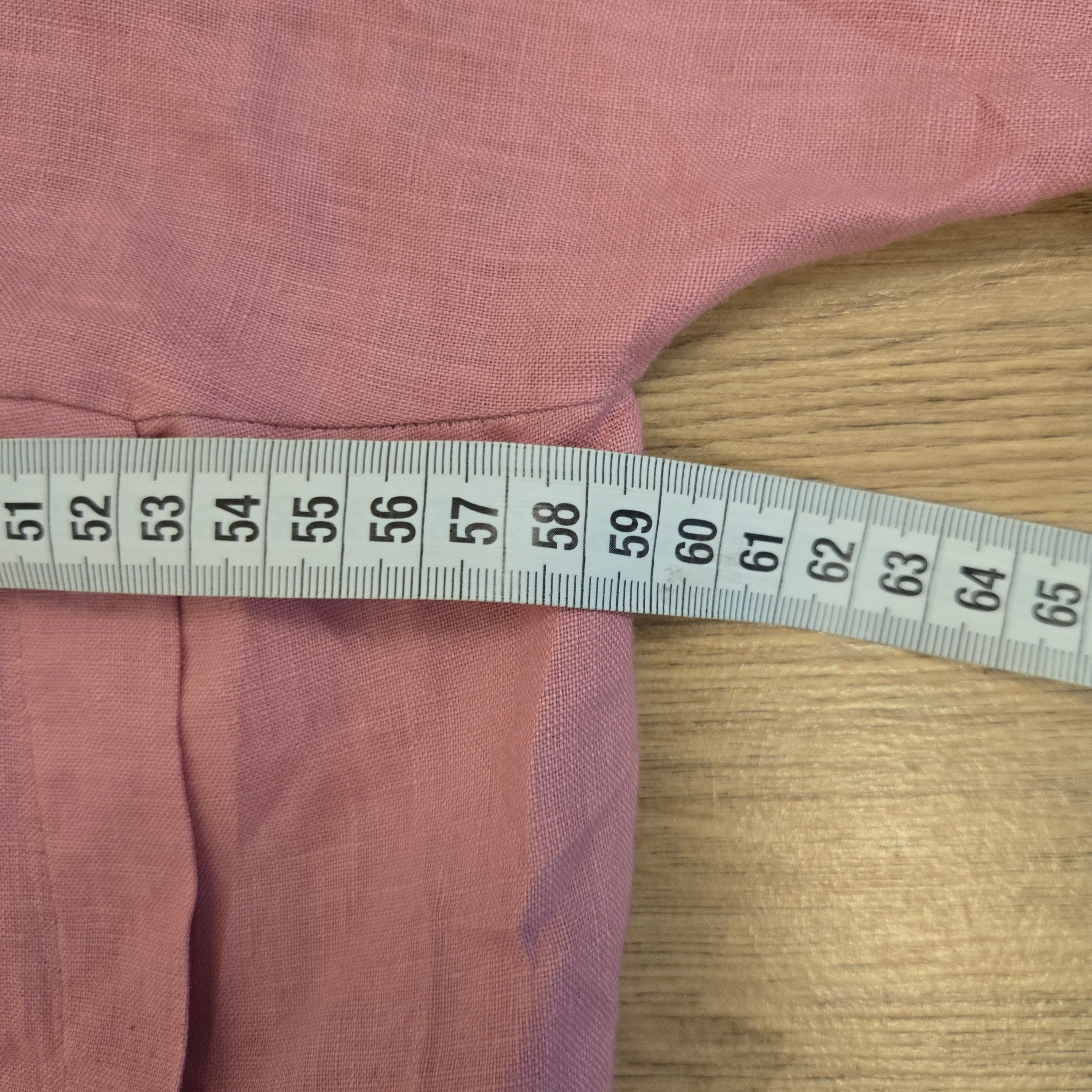 DESRAY Roze Linnen Blouse Dames EU 36 / S