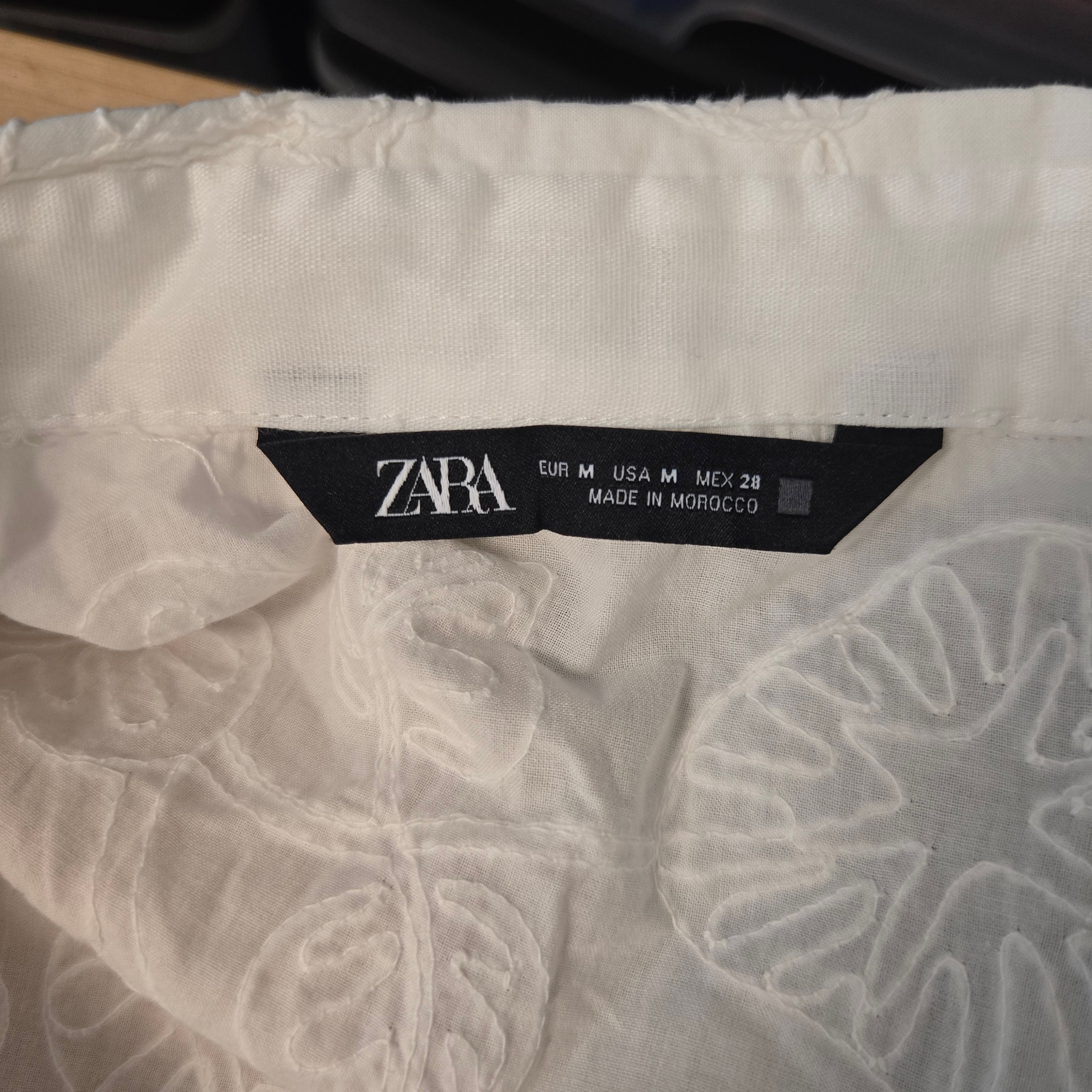 Zara Witte Blouse Dames EUR M