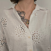 Zara Witte Blouse Dames L