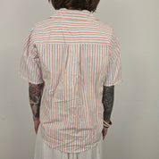Calvin Klein Wit Gestreepte Blouse Dames S