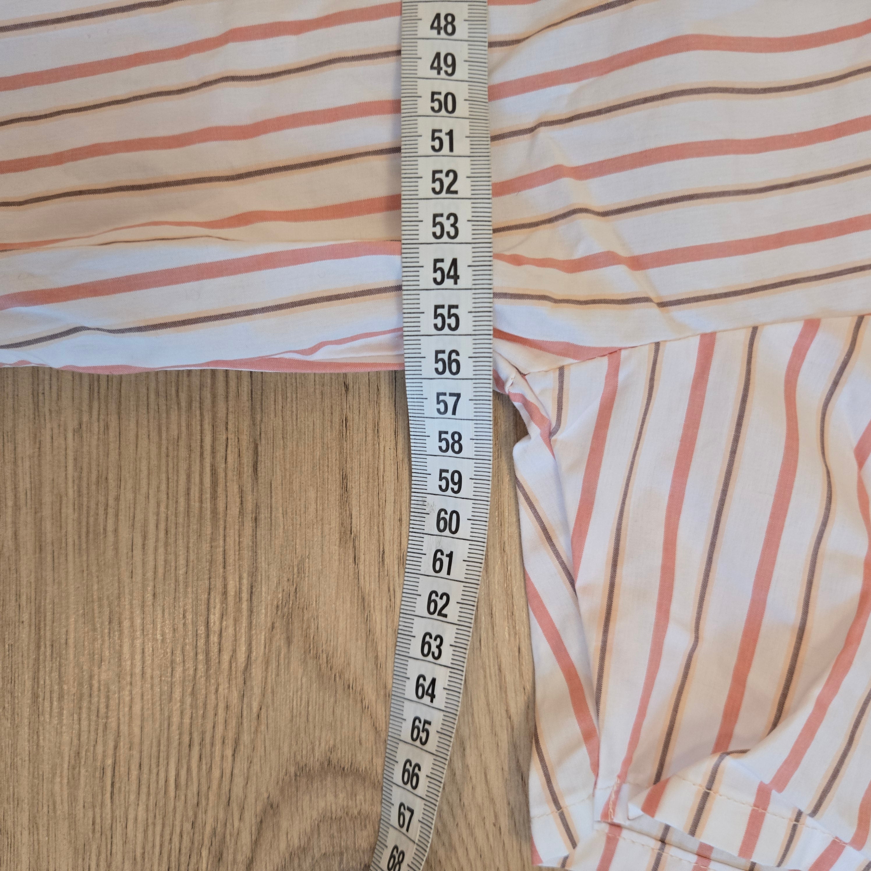 Calvin Klein Wit Gestreepte Blouse Dames S
