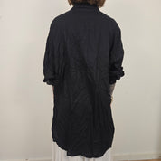 Zara Zwarte Katoenen Blouse Dames S