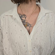 Zara Witte Korte Blouse Dames L