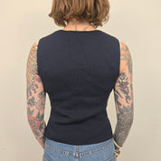 Zara Donkerblauw Gilet Dames S