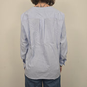 BRAX Blauw Gestreepte Blouse Dames XXL