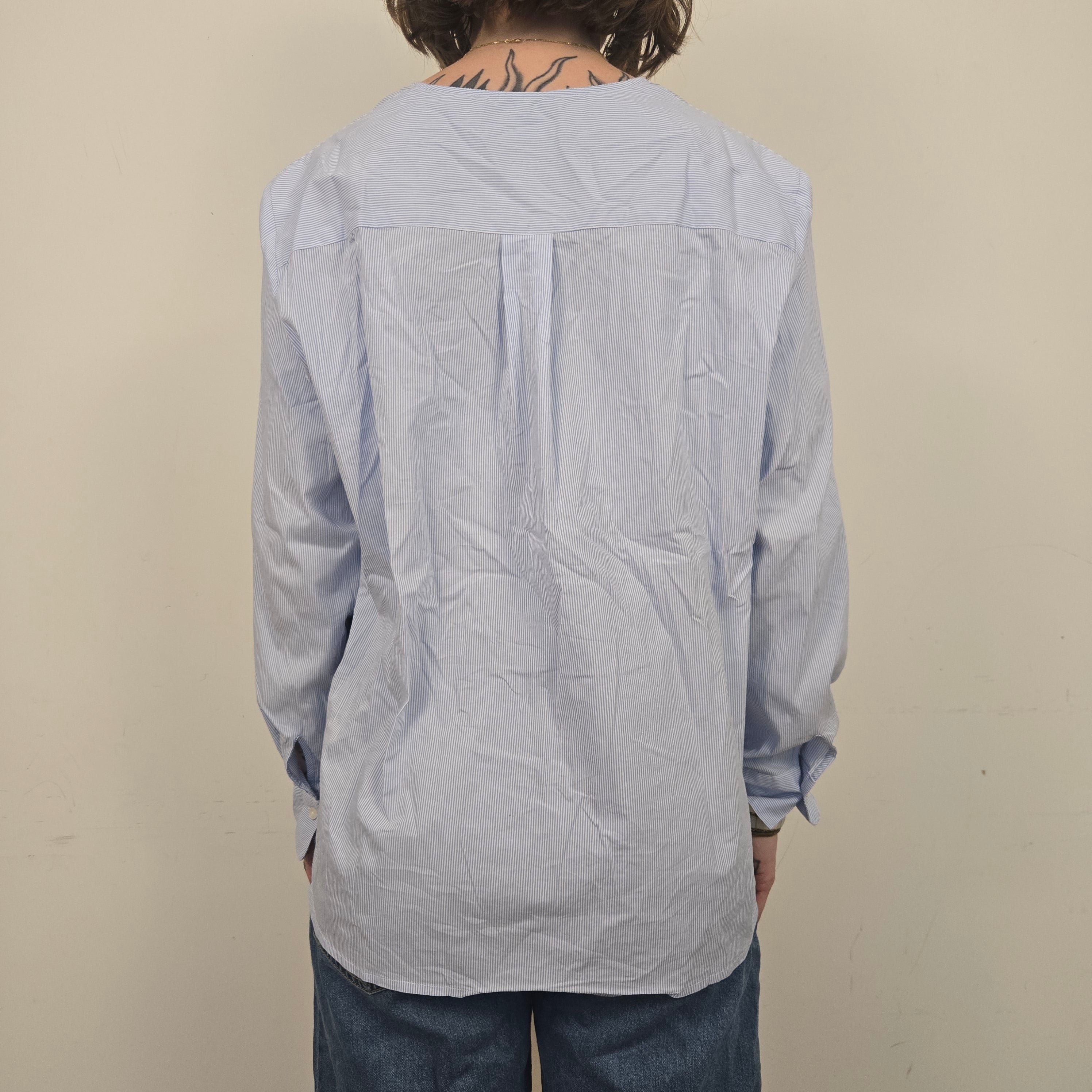 BRAX Blauw Gestreepte Blouse Dames XXL