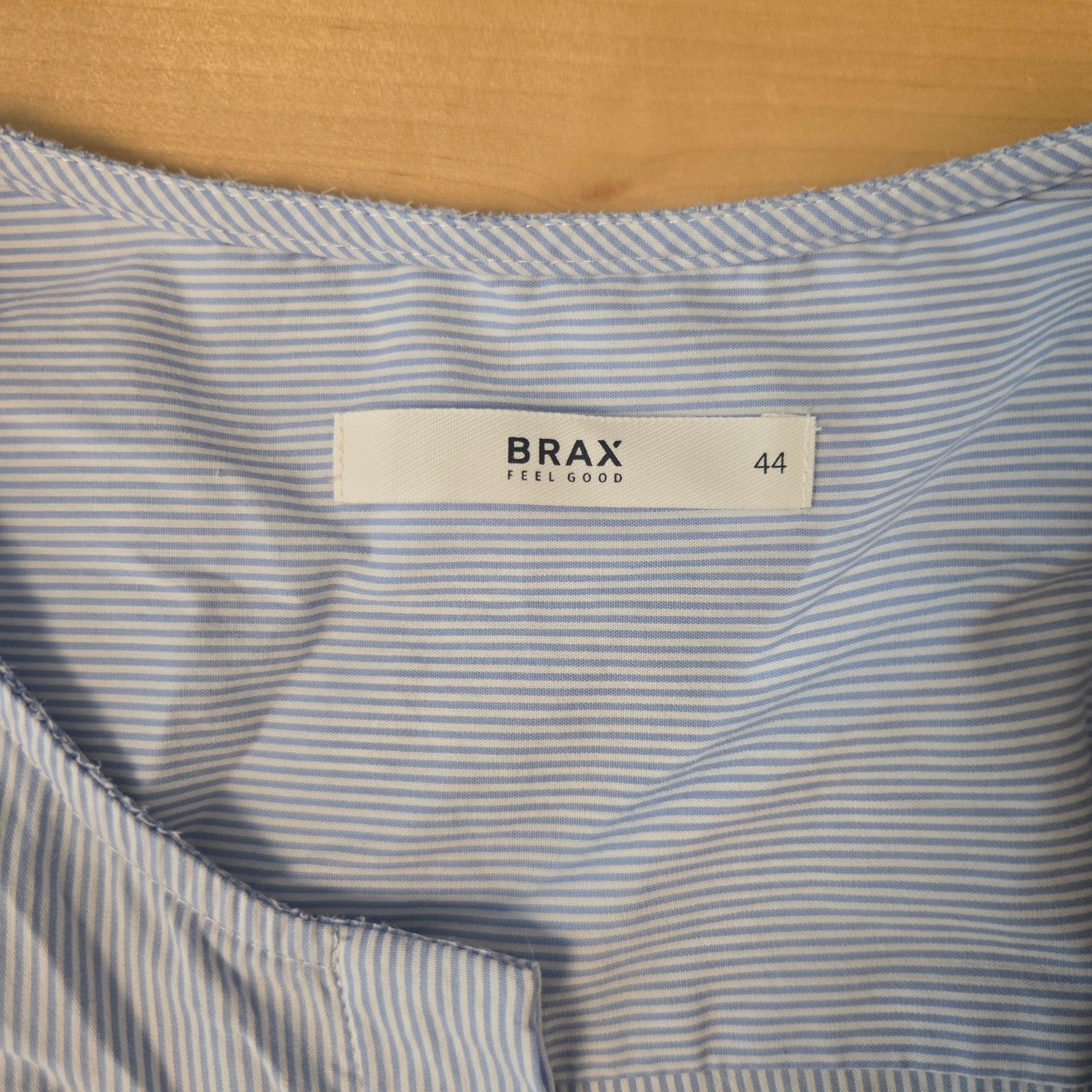 BRAX Blauw Gestreepte Blouse Dames XXL