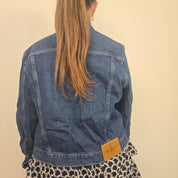 Calvin Klein Jeans Blauwe Denim Jas Dames XL