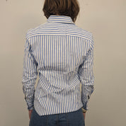 Tommy Hilfiger Blauw Gestreepte Blouse Dames M