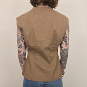 Zara Bruin Gilet Dames L