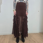 Miss Selfridge Bruine Lange Rok Dames S