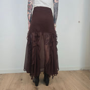 Miss Selfridge Bruine Lange Rok Dames S