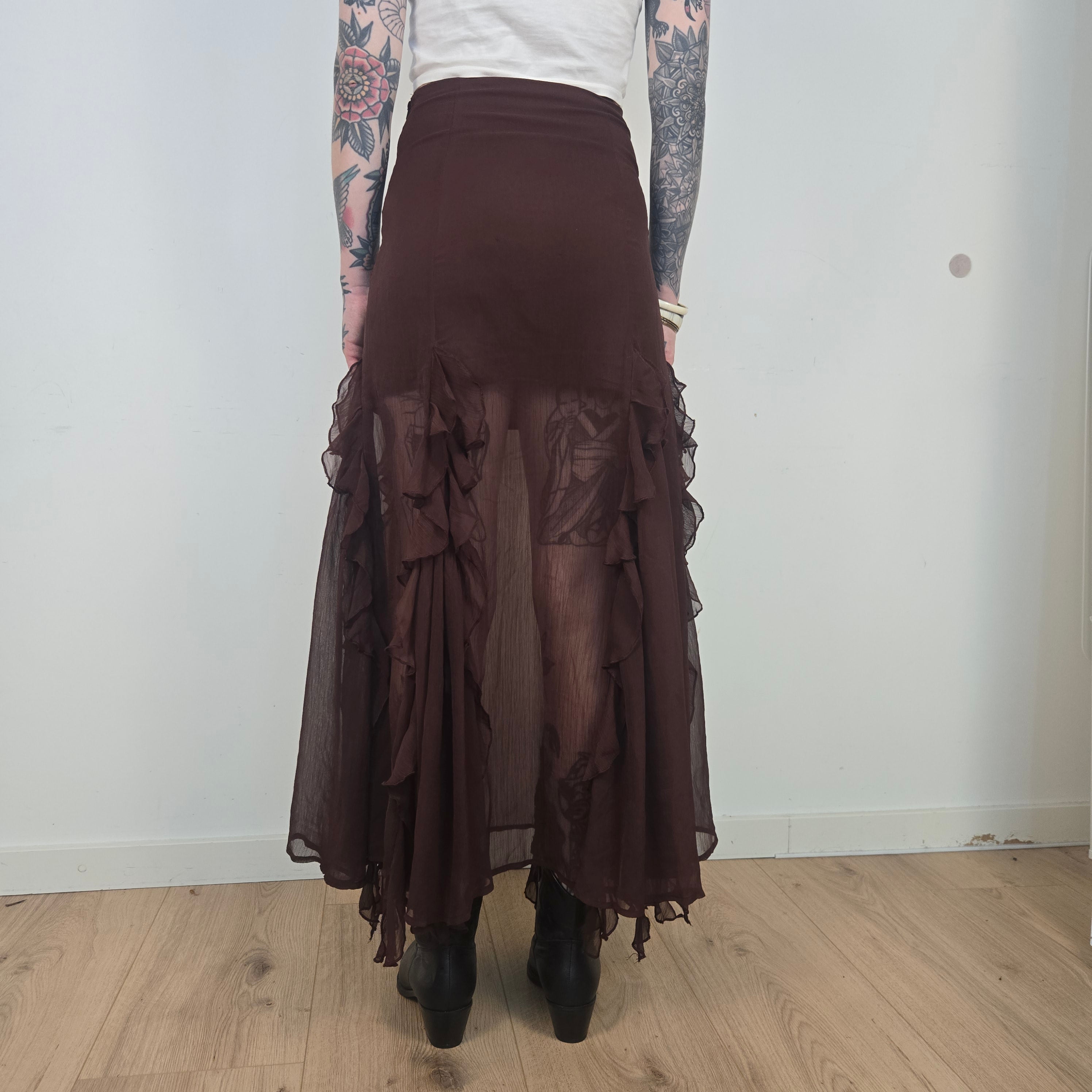 Miss Selfridge Bruine Lange Rok Dames S