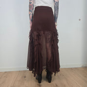 Miss Selfridge Bruine Lange Rok Dames S