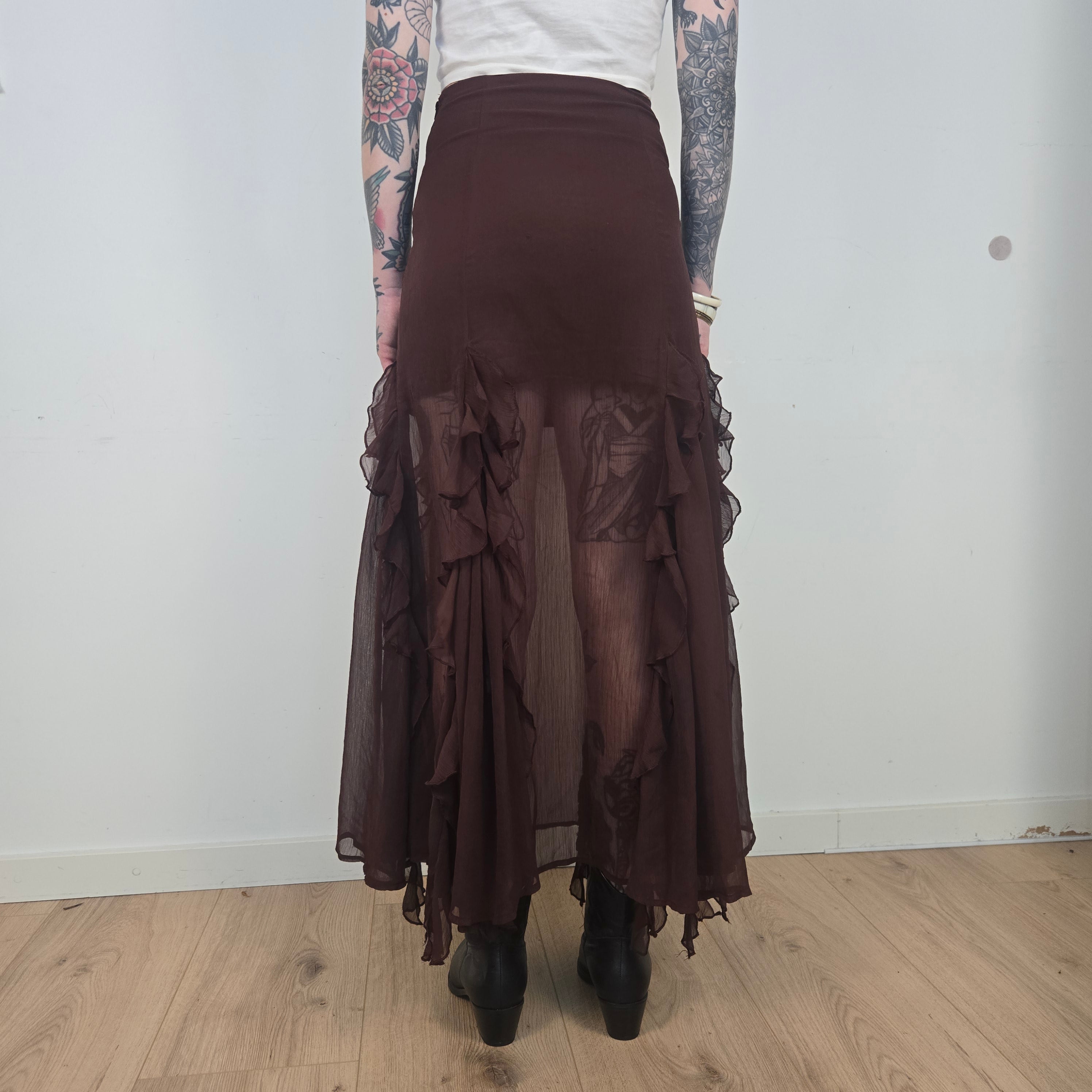 Miss Selfridge Bruine Lange Rok Dames S