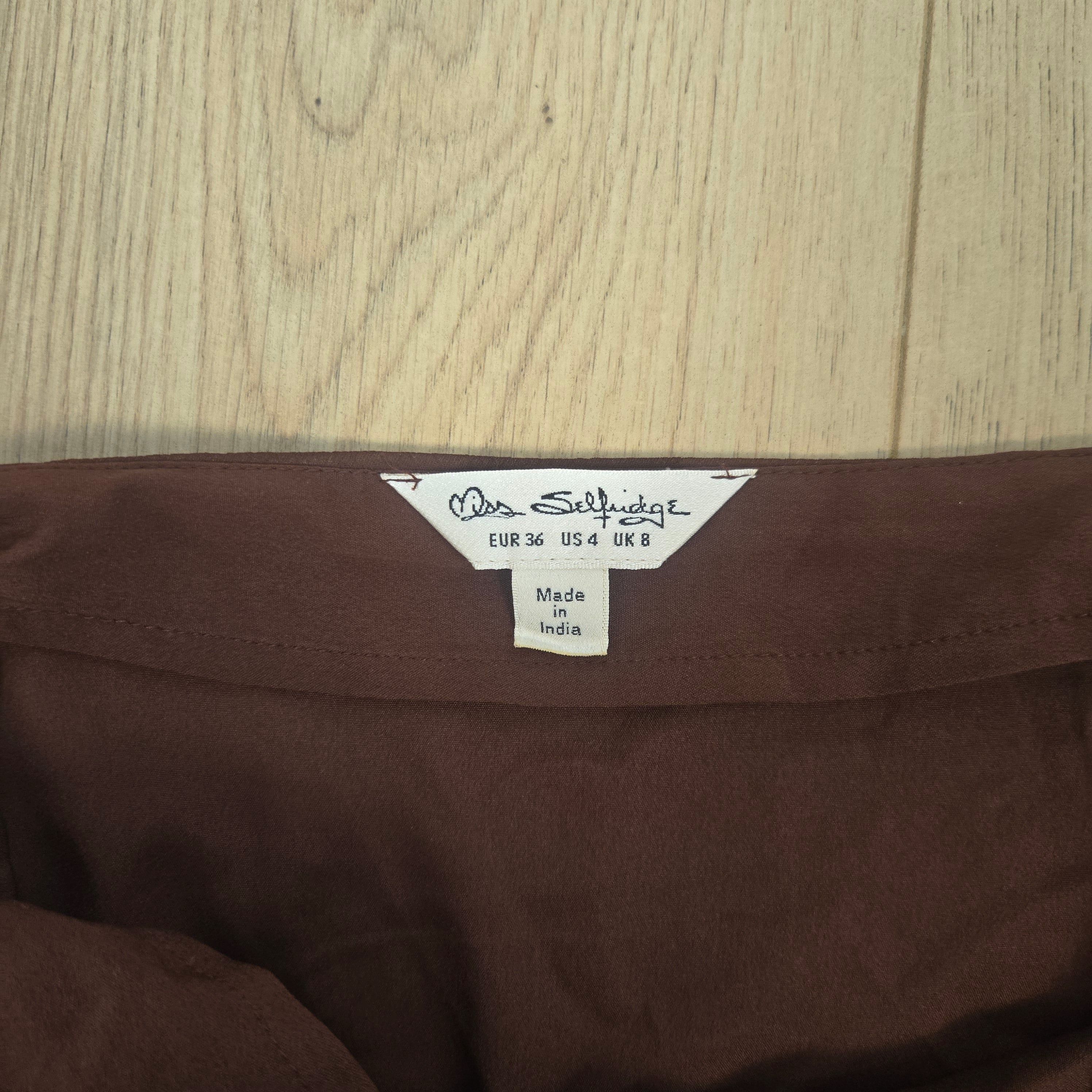 Miss Selfridge Bruine Lange Rok Dames S