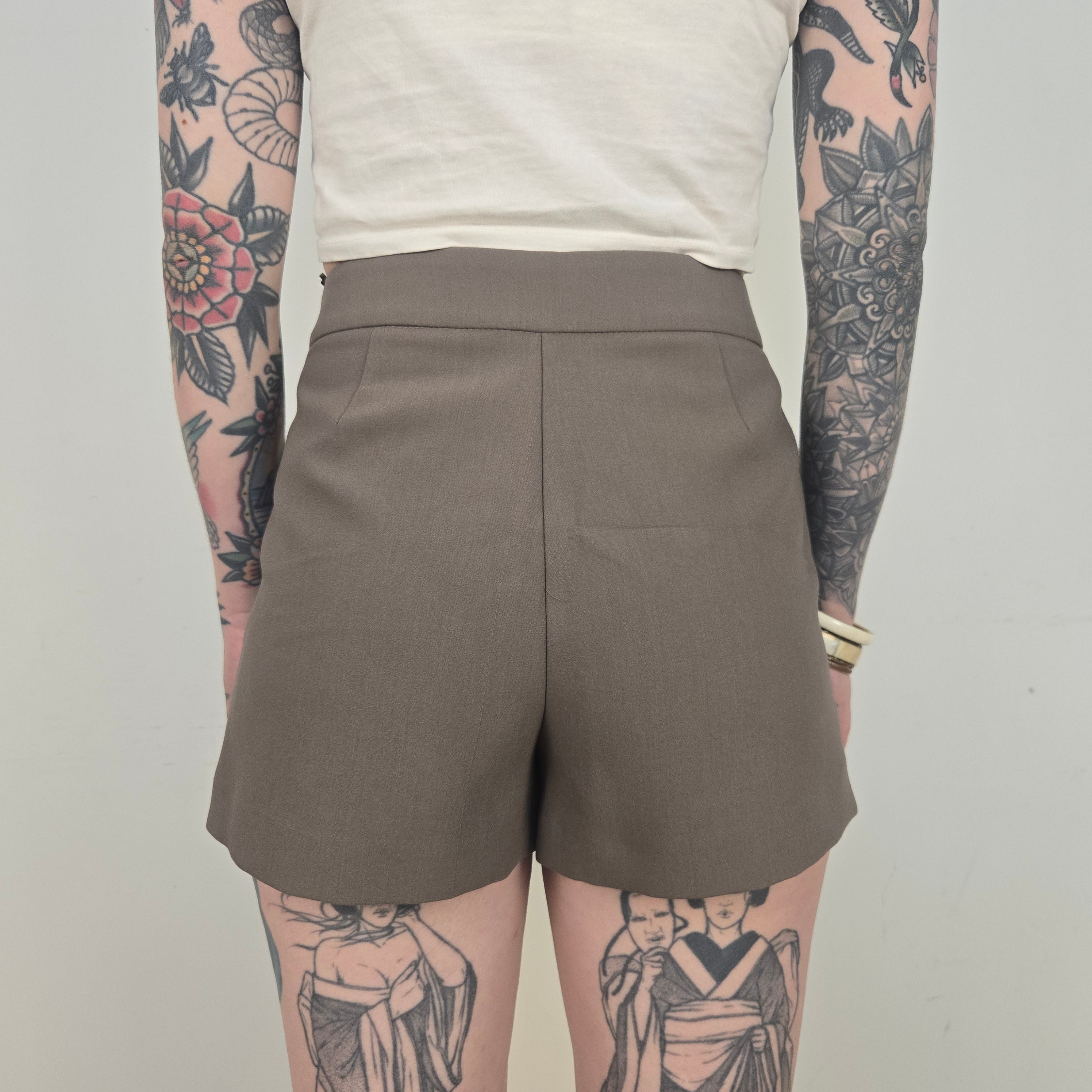 Zara Taupe Skort Dames S