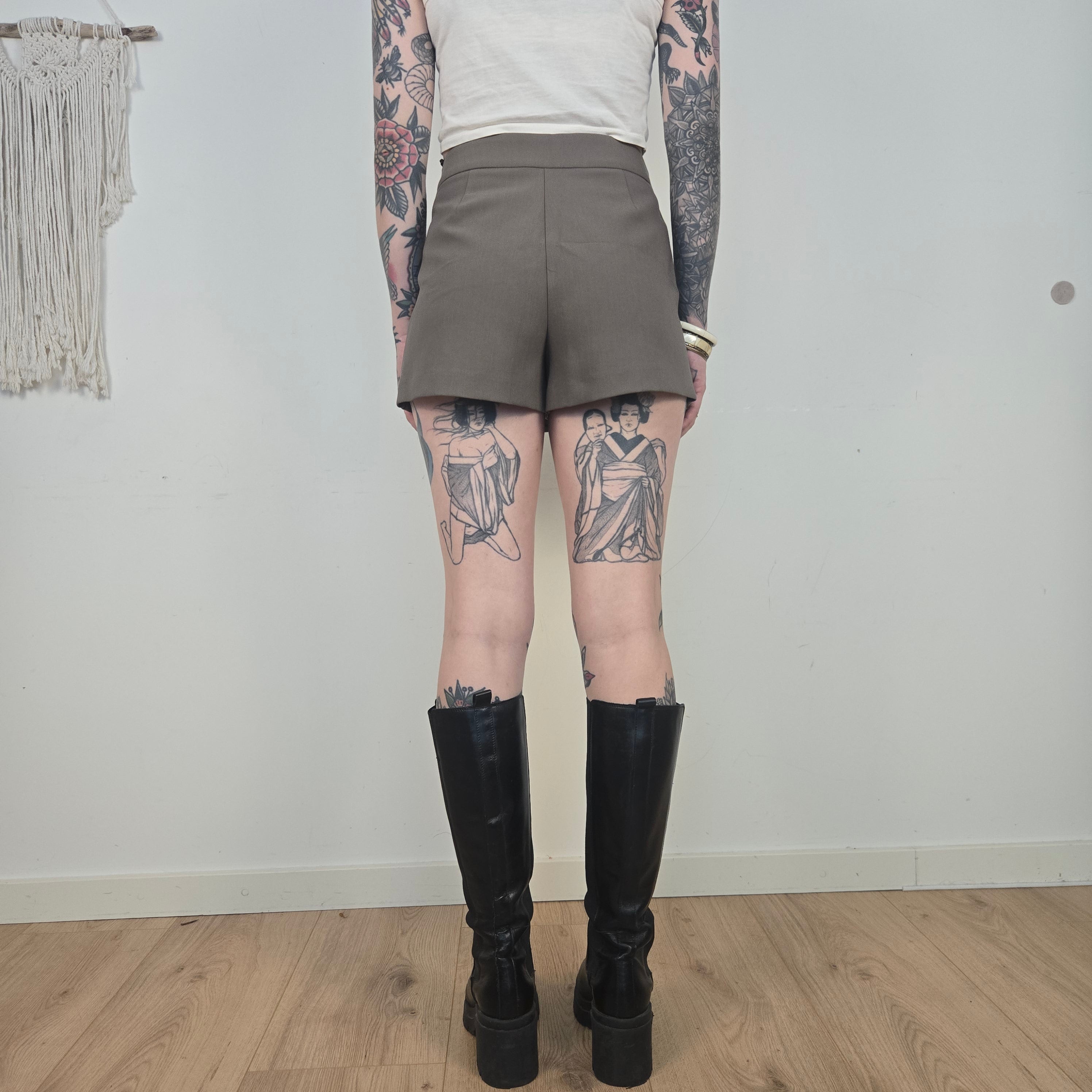 Zara Taupe Skort Dames S