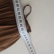 Massimo Dutti Bruine Plissérok Dames 36 / s