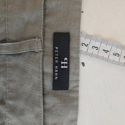 Peter Hahn Olijfgroene Linnen Rok Dames 42 / XL