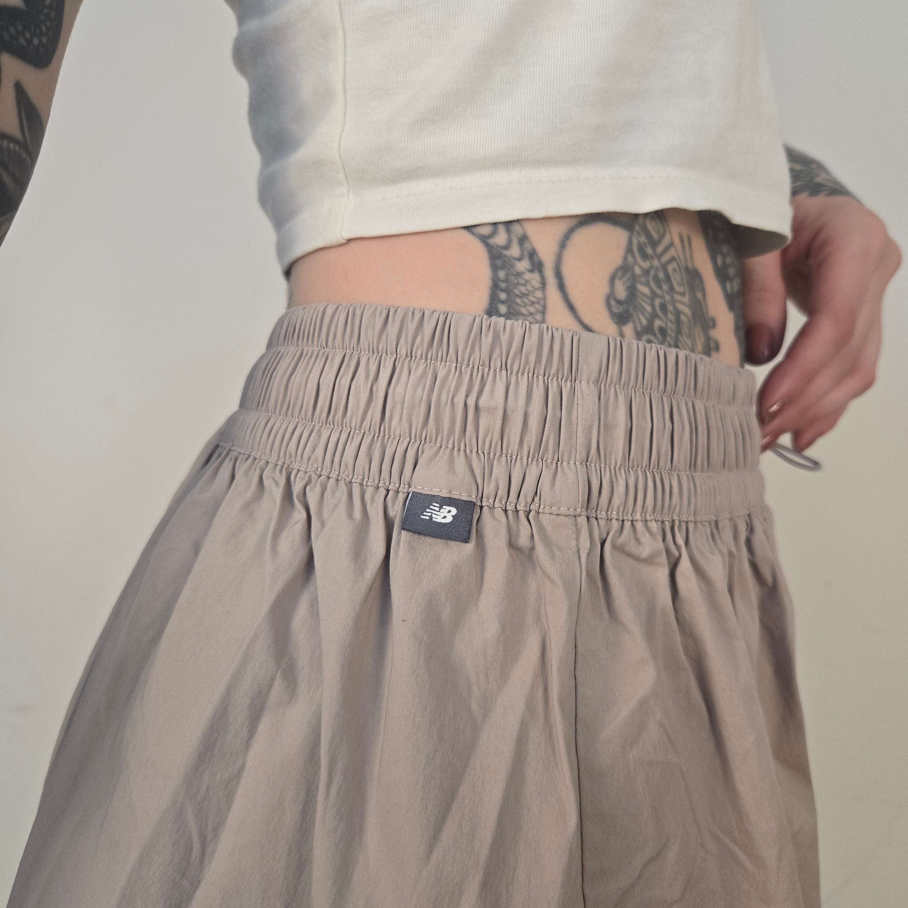 New Balance Beige Midi Rok Dames M