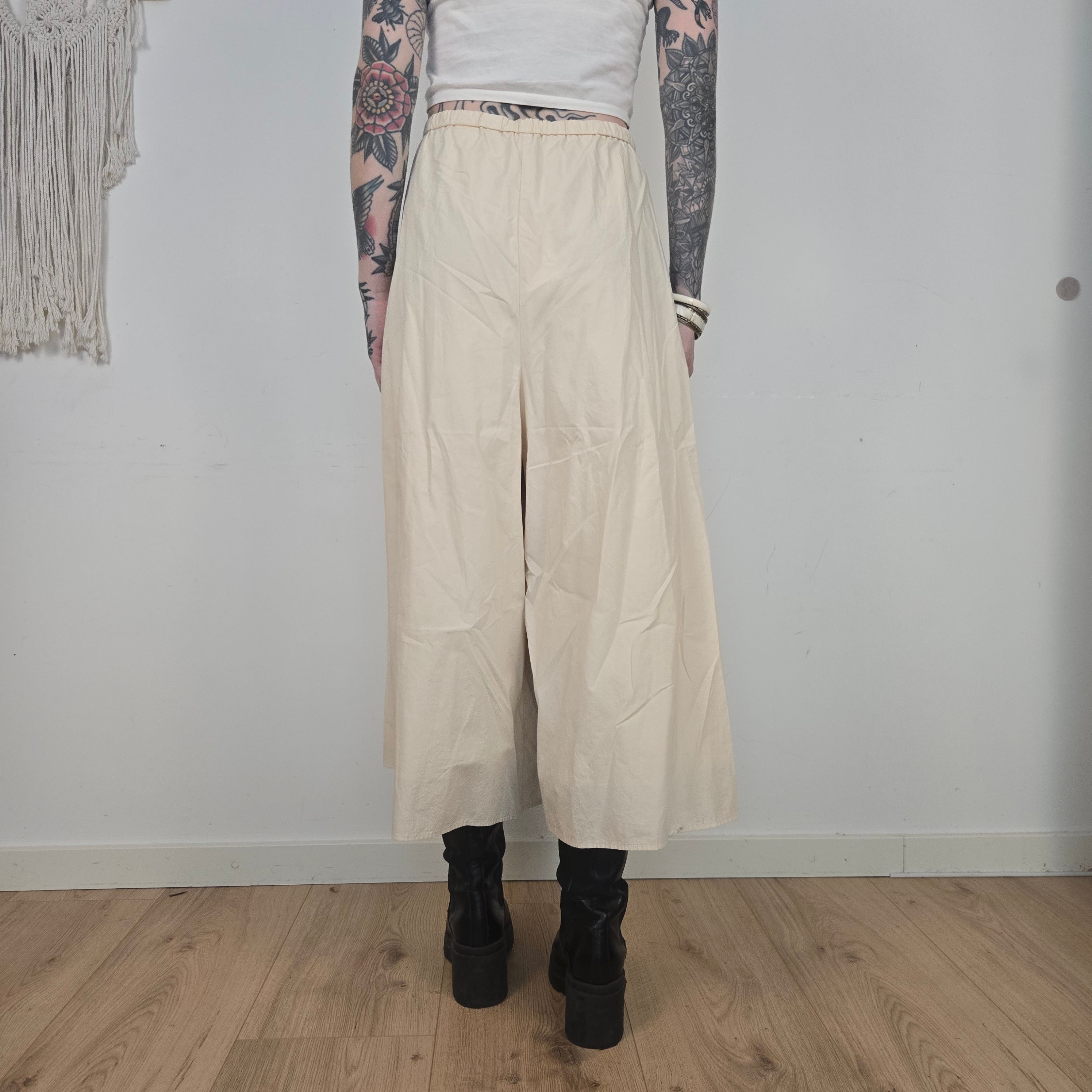 COS Beige Wijde Broek Dames 40 / L