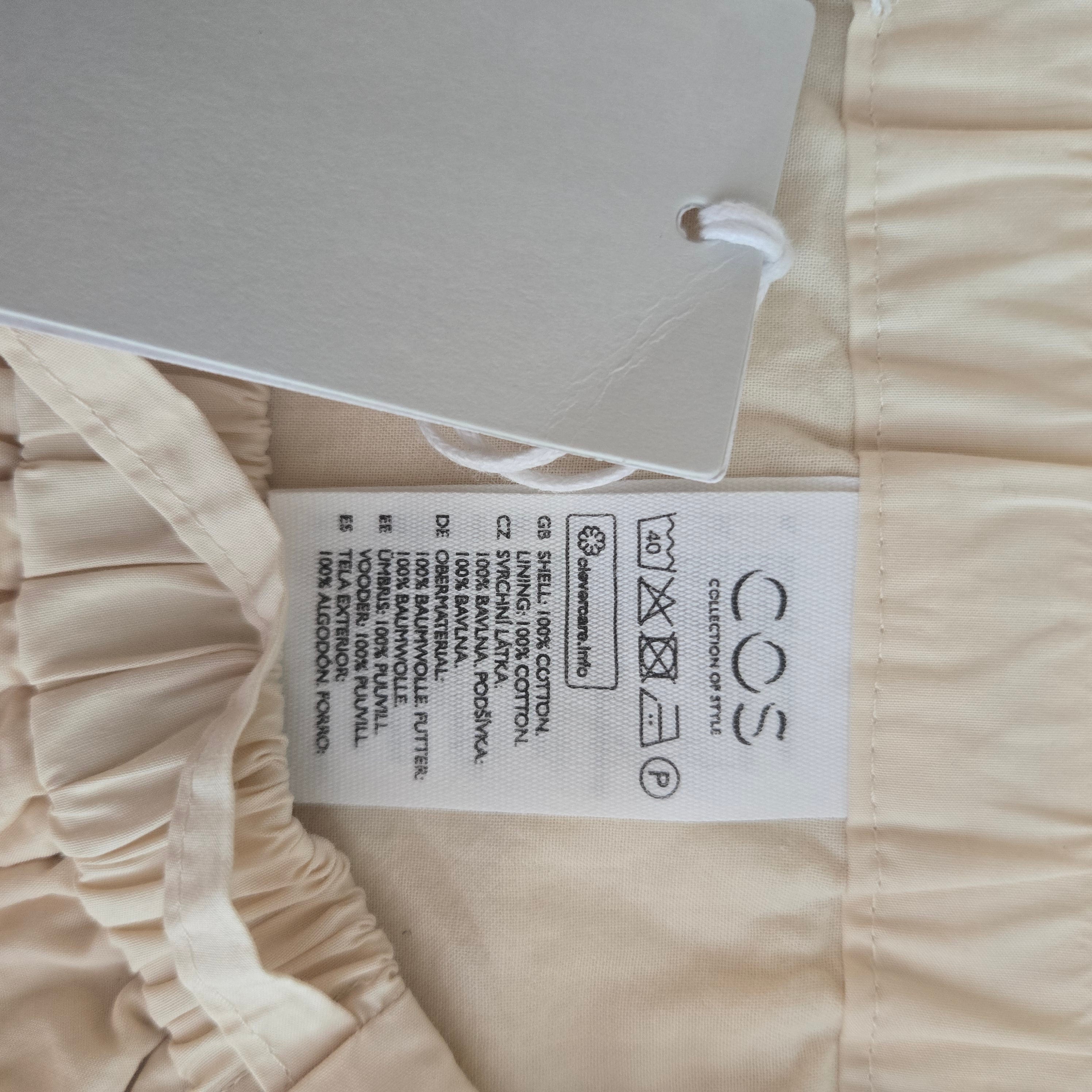 COS Beige Wijde Broek Dames 40 / L