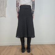 ONLY Zwarte Rok Polkadot Dames 40 / L