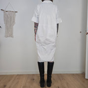 Cos Witte Overhemdjurk Dames Maat XS