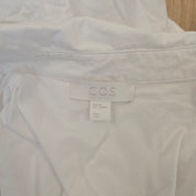 Cos Witte Overhemdjurk Dames Maat XS