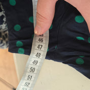 M&S Collection Donkerblauwe Stippen Jurk Dames Maat 36 / S