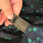 M&S Collection Donkerblauwe Stippen Jurk Dames Maat 36 / S