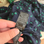 M&S Collection Donkerblauwe Stippen Jurk Dames Maat 36 / S